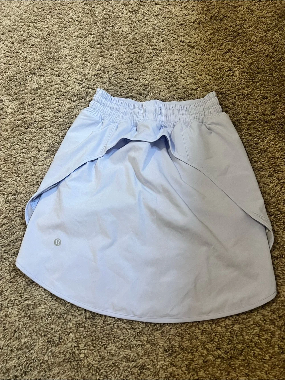 lululemon athletica Light Blue Skater Skort